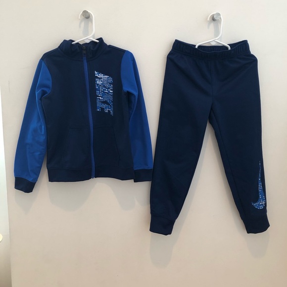 boys blue nike tracksuit